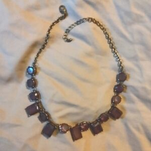 3 for💲25🌟smoky purple stone necklace Bridgerton Style dressy evening